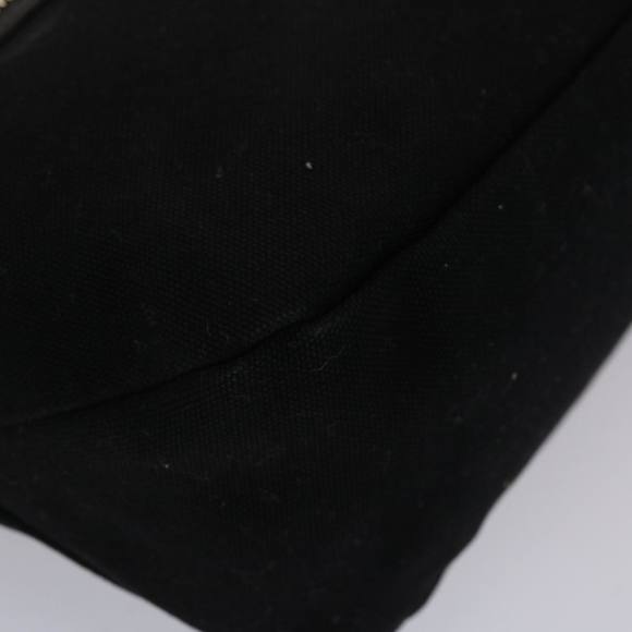 BURBERRY Blue Label Hand Bag Canvas 2way Black Auth ki3052 - Picture 13 of 16